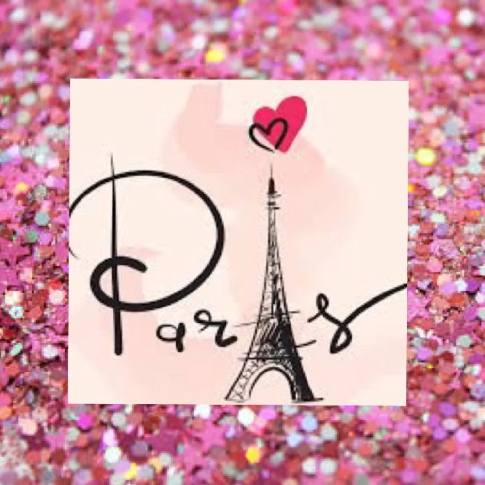 Paris Lights Bath and Body Fragrance Set Womens Cosmetics Gifts Pink Silver
